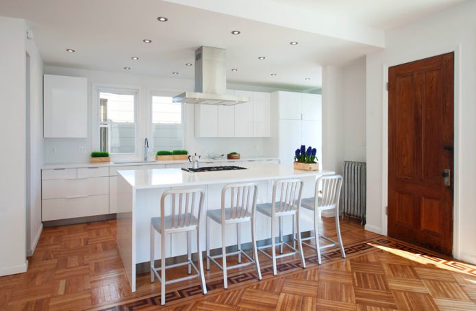 método de colocación de parquet combinado