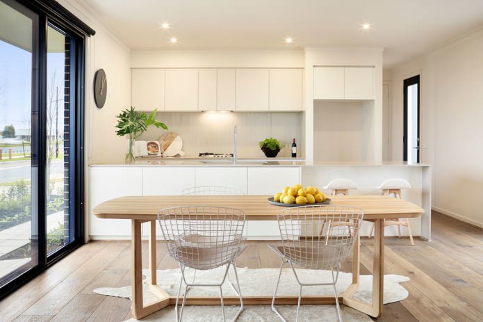 parquet en la cocina