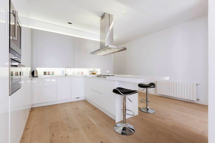 parquet en la cocina