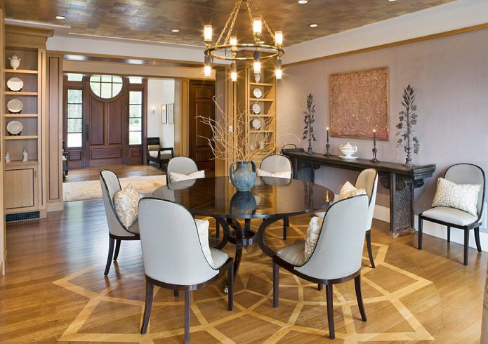 Colocación de parquet artístico