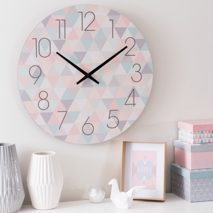 reloj pastel