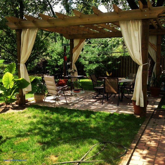 patio con comedor