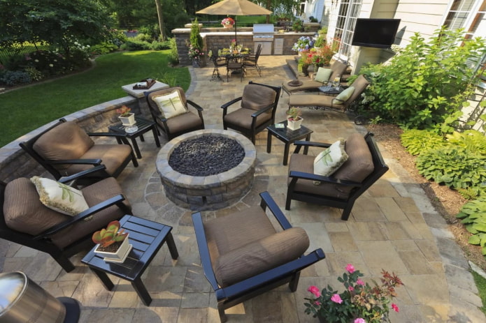 patio redondo