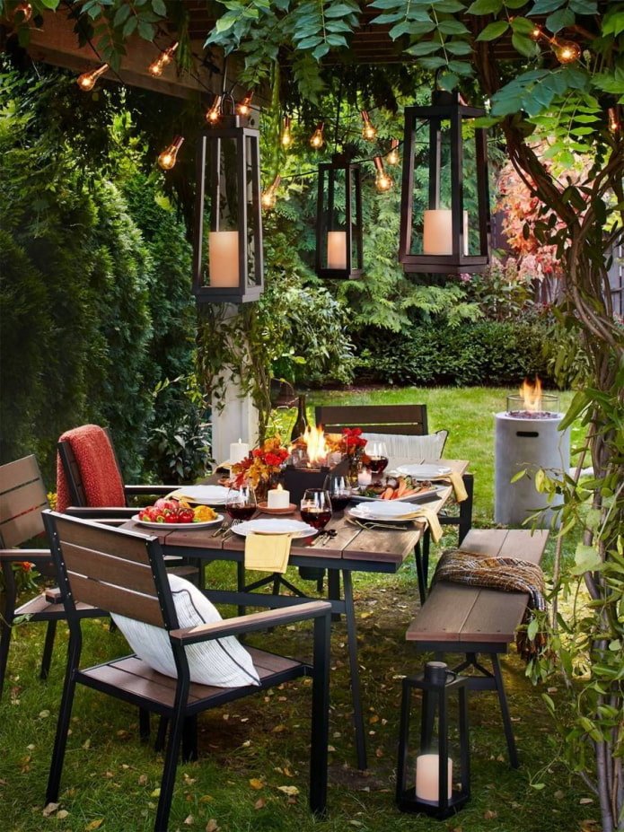 cómo decorar un patio