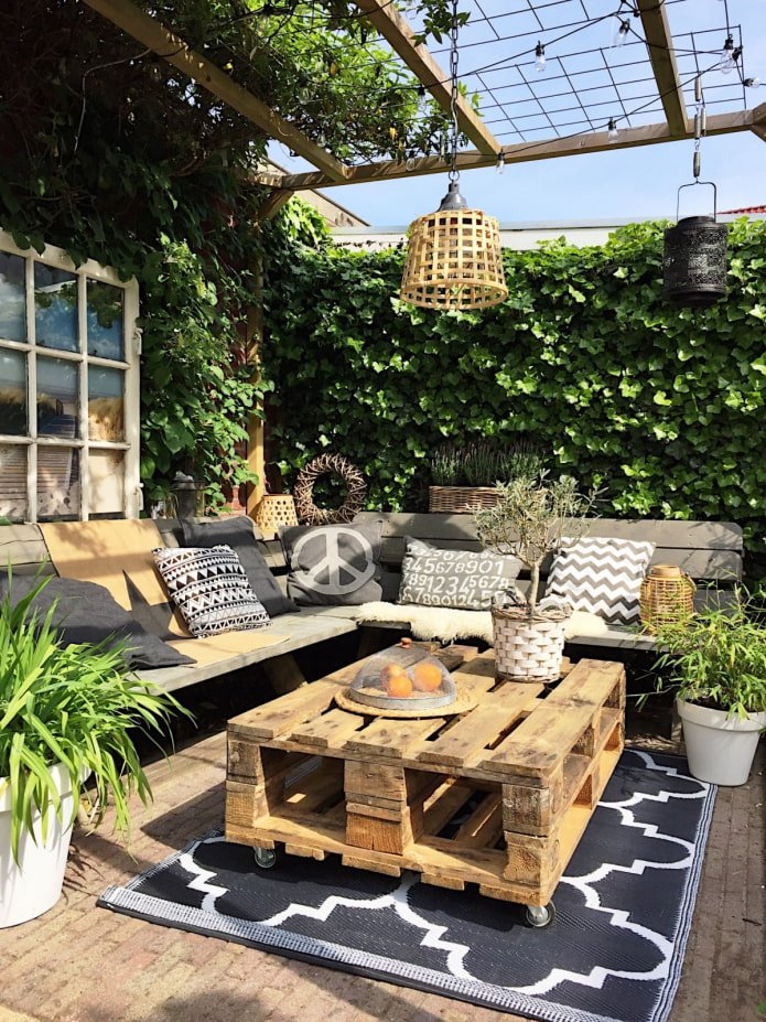 Muebles de exterior DIY