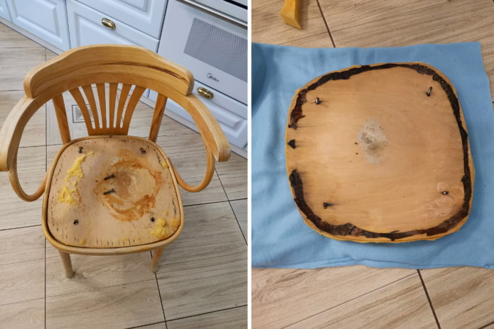 Cubrimos con barniz, actualizamos el asiento