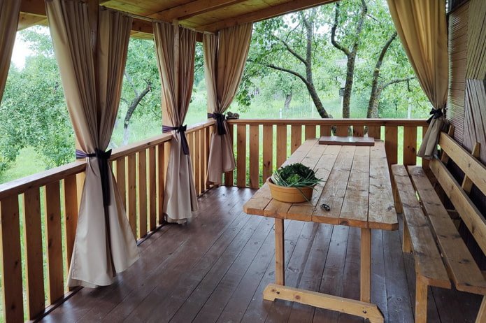 Terraza interior