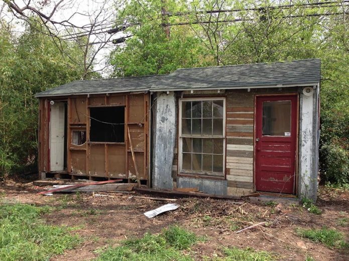 La casa antes de la renovación