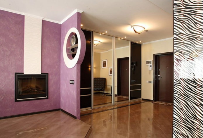 Tabique de yeso esquinero en el interior