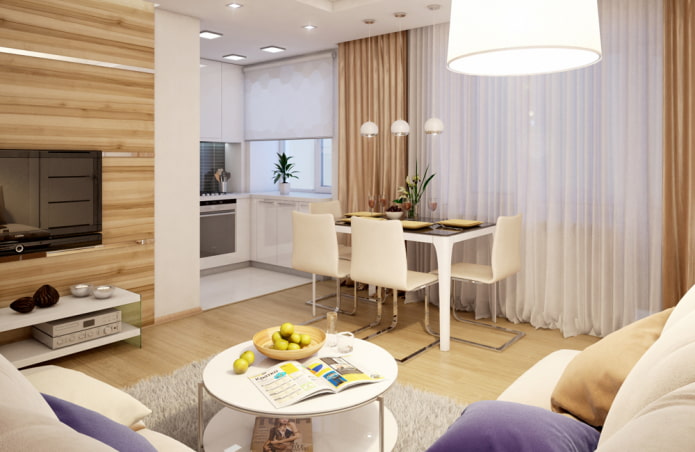 Remodelación de un apartamento de dos habitaciones en un edificio de Jruschov