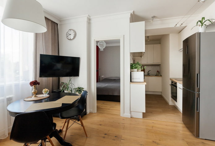 Remodelación de un apartamento de una habitación en un edificio de Jruschov