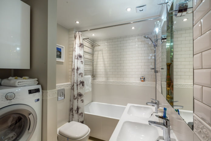 Baño en una Khrushchevka