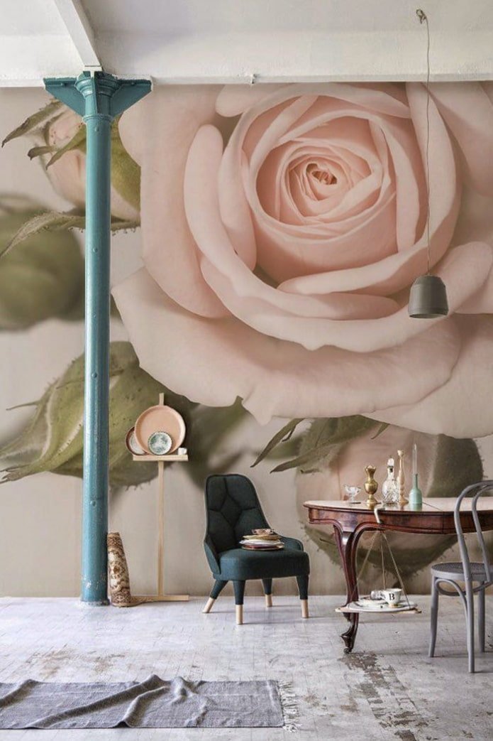 papel pintado fotográfico melocotón