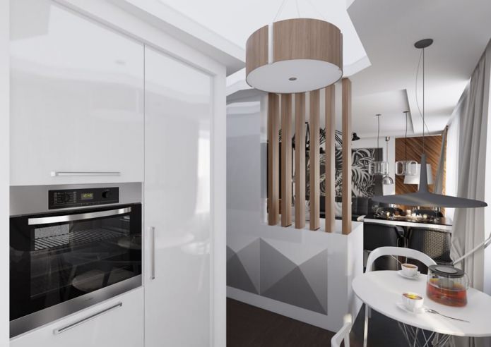 interior de un apartamento de 54 m².