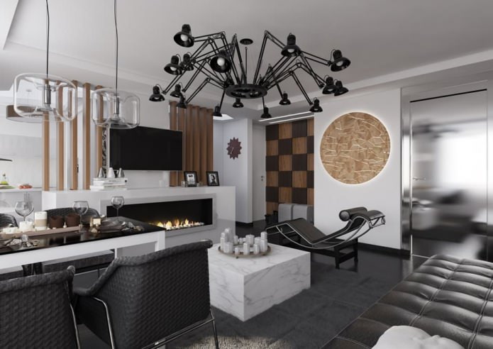 Interior del apartamento de 54 m².