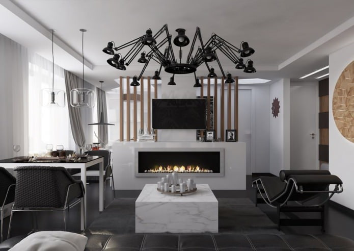 Interior del apartamento de 54 m².