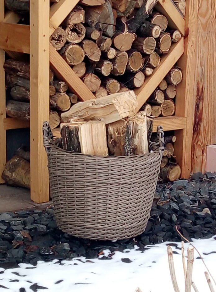 Cesta con asas