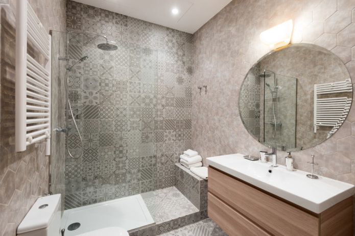 Combinación de azulejos verticalmente