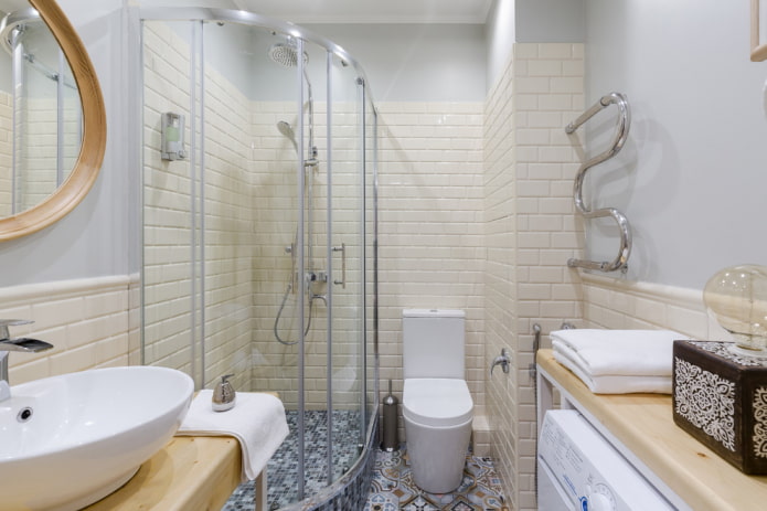 Baño de estilo escandinavo