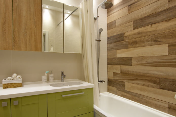 Azulejo largo con efecto madera