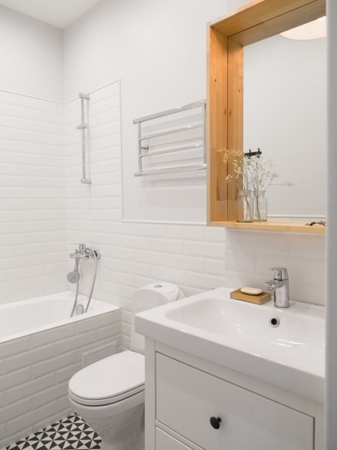 baño de estilo escandinavo
