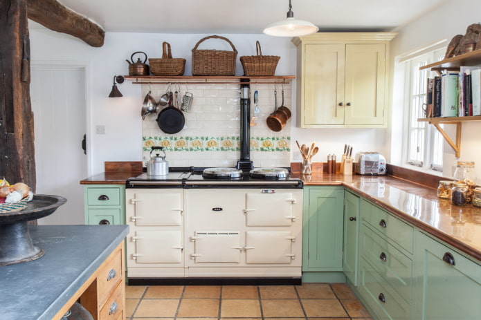 cocina de estilo provenzal