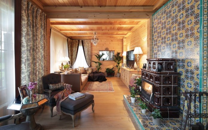 Decoración de chimenea