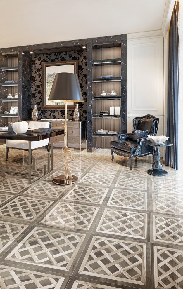 Azulejos con patrón diagonal