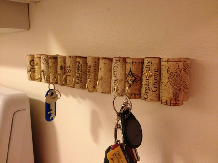 Portallaves de corcho