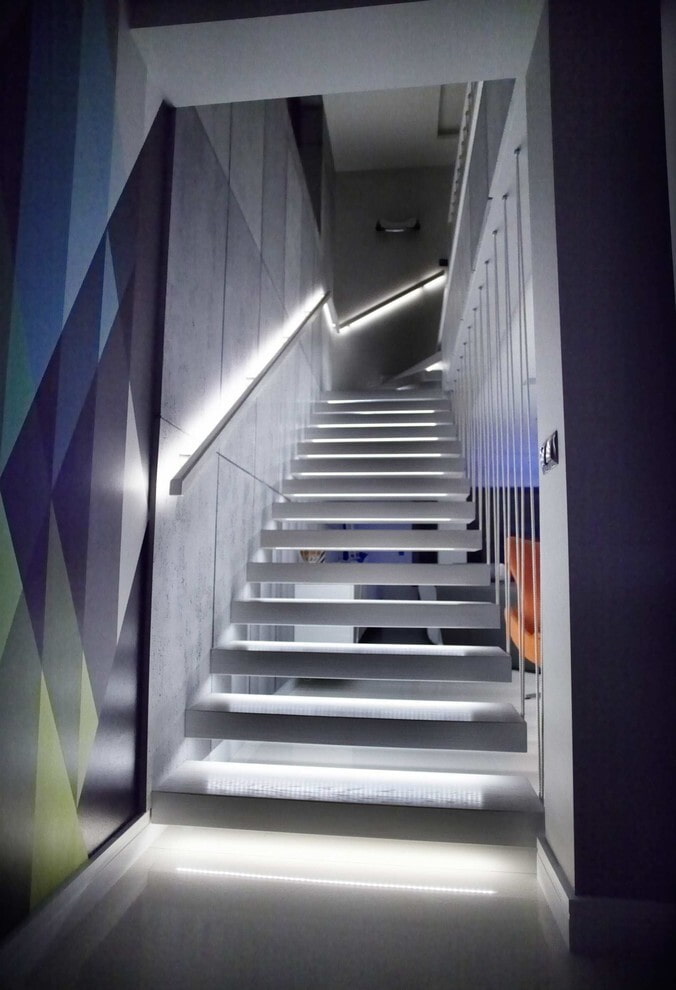 Características de la iluminación de escaleras