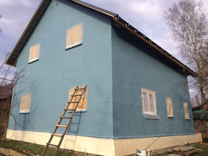 Tableros OSB pintados