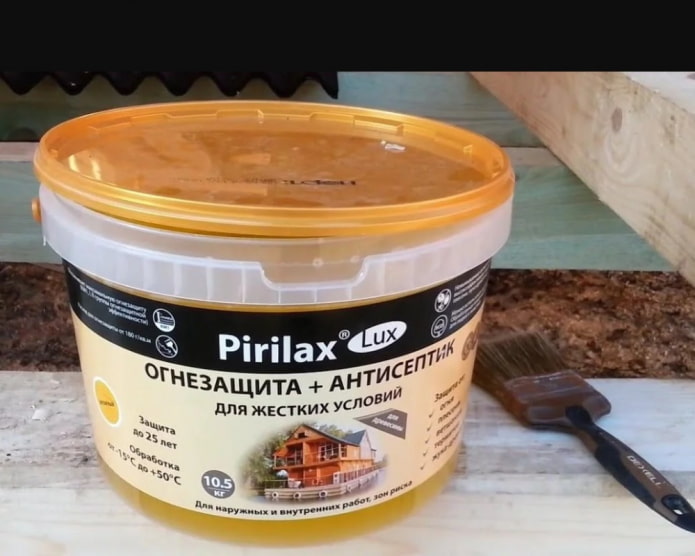 ignífugo y antiséptico para madera