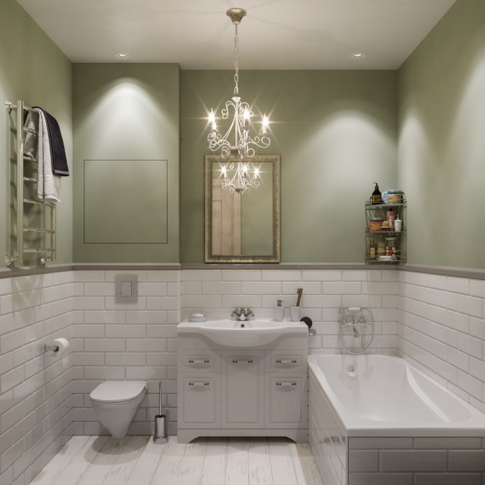 Baño de estilo clásico