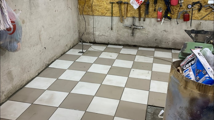 baldosas cerámicas para suelo de garaje