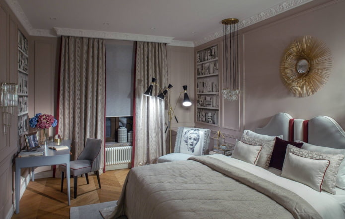 dormitorio de estilo clásico moderno