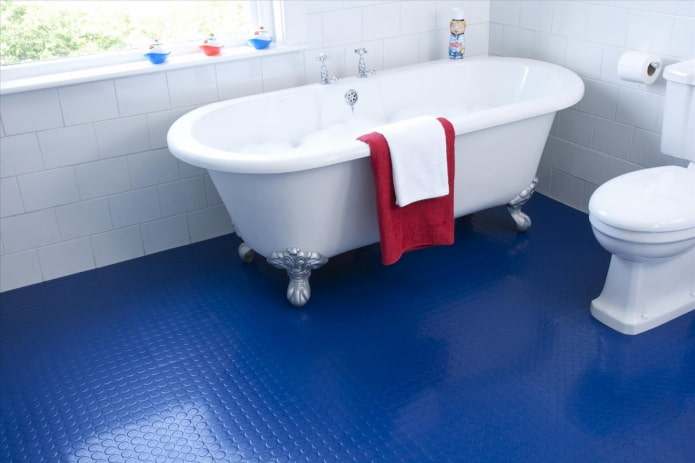 suelos de goma para baños