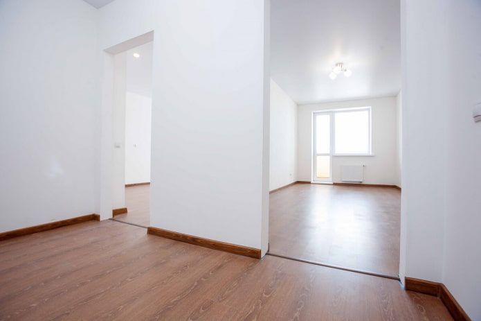 acabado terminado del apartamento