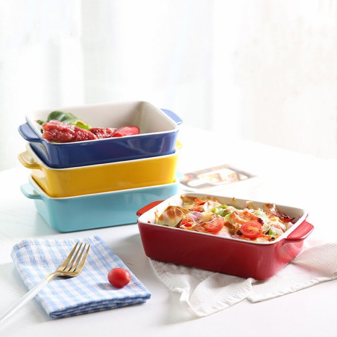 ceramic baking trays