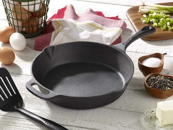 sartén de hierro fundido para cocina de inducción