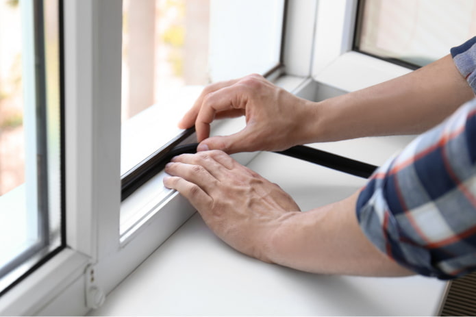 replaceing the seal on PVC windows