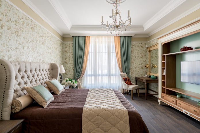 dormitorio de estilo clásico