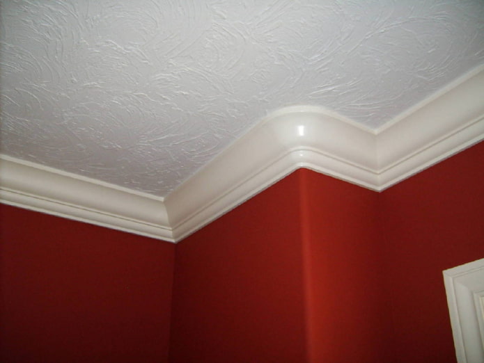 moldura de techo de PVC