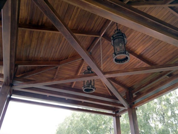Revestimiento en el diseño de la glorieta
