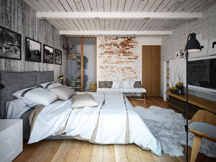paneles de techo de estilo loft