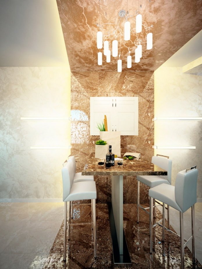 yeso decorativo para techos de cocina