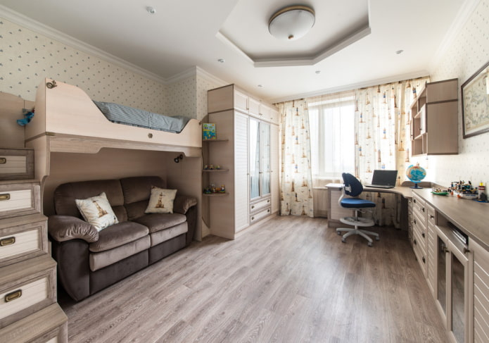 Construcción con pladur en la habitación infantil