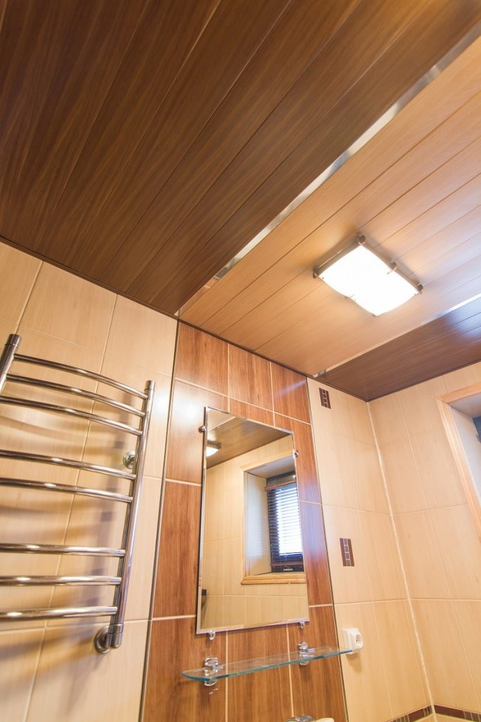 paneles de plástico para techos de baño