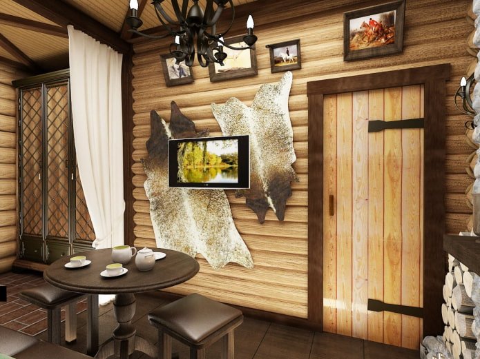 hunting style dresser room