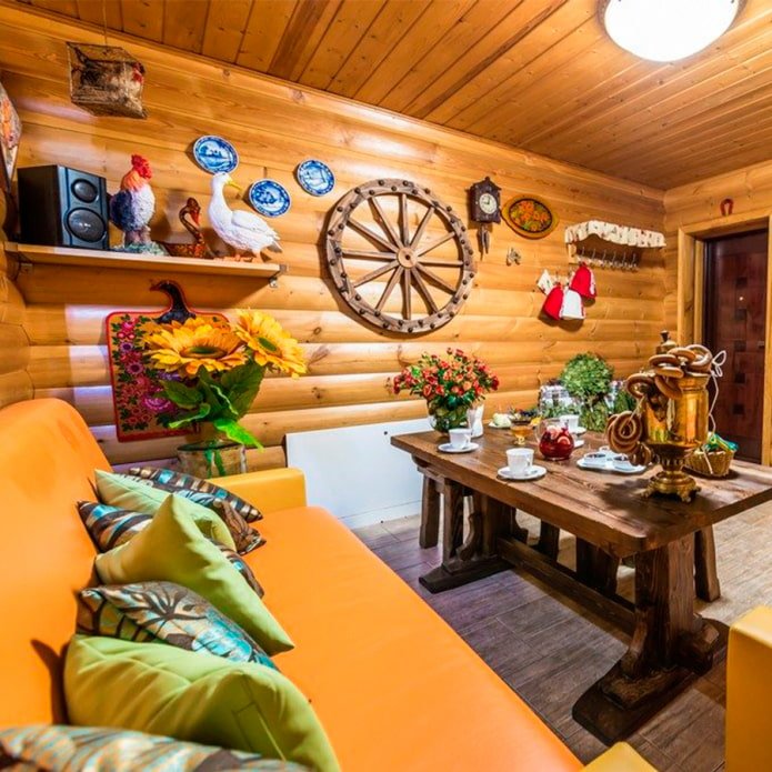decoración de vestidor de estilo ruso
