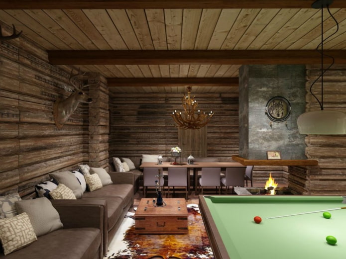 Antesala de estilo chalet